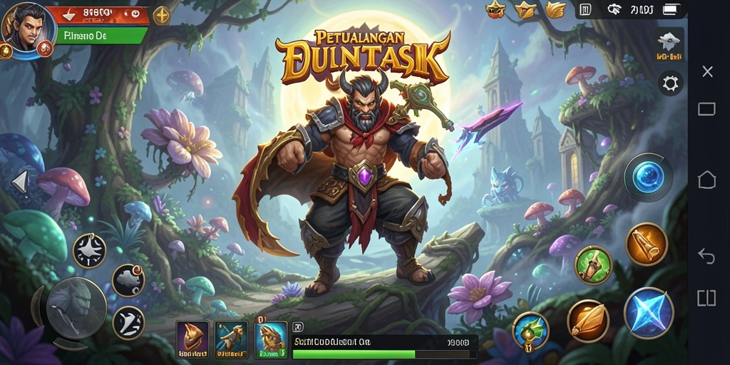 Tampilan gameplay mengesankan di dunia petualangan 8180.