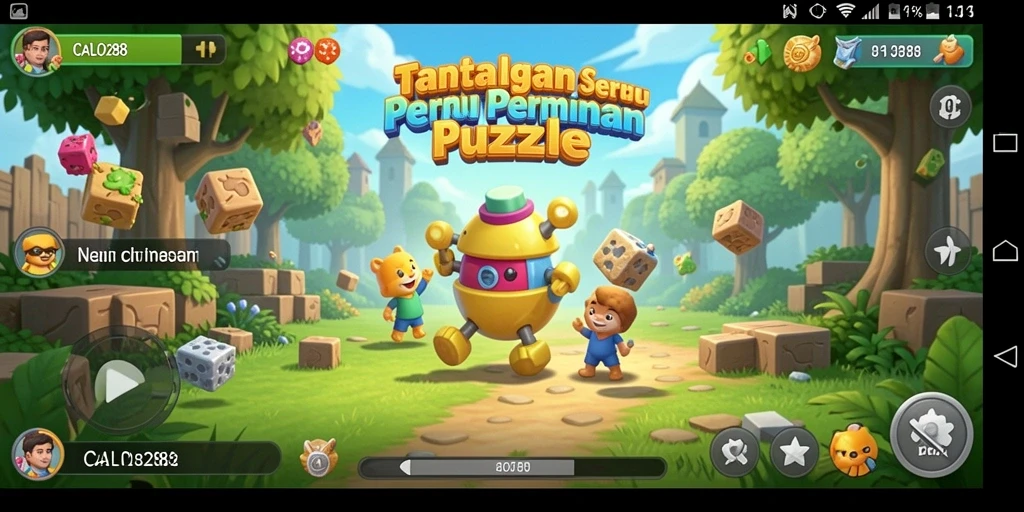 Tampilan gameplay CALO288 yang penuh tantangan Puzzle.