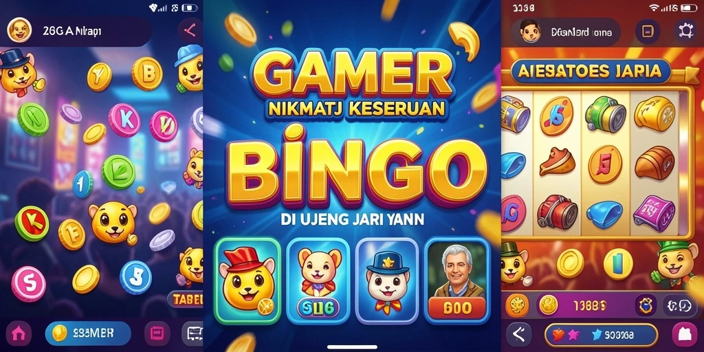 Screenshot gameplay GAMERP menampilkan keseruan bermain Bingo.