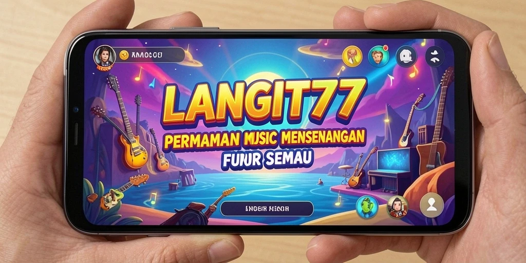Screenshot utama LANGIT77 yang menunjukkan gameplay seru dan interaktif.