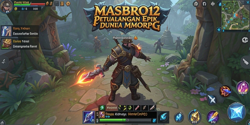 Tangkap momen seru dalam gameplay <strong>MASBRO12</strong> saat pemain bertarung melawan monster epik.