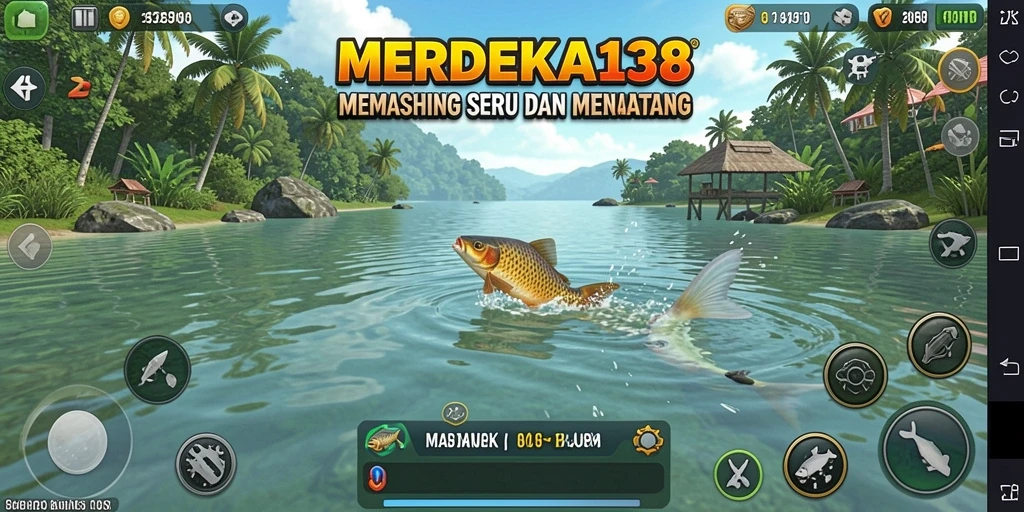 Tangkap berbagai ikan dengan grafis menakjubkan di MERDEKA138.