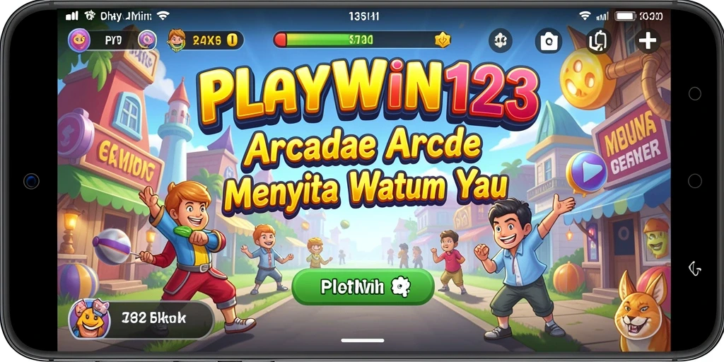 Gameplay seru dalam PLAYWIN123 dengan tantangan Arcade.