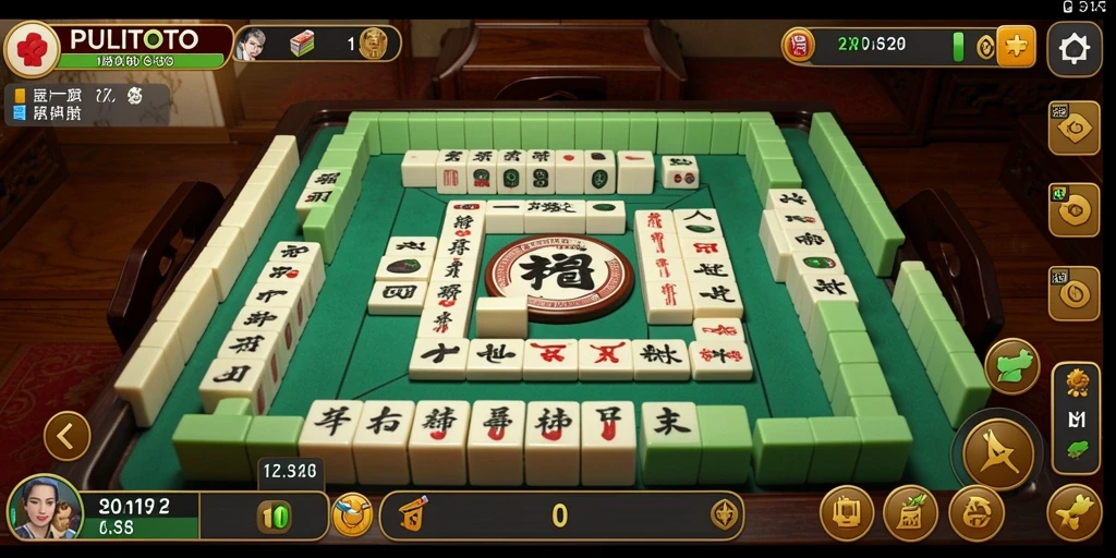 Screenshot PULITOTO menampilkan momen seru permainan Mahjong.
