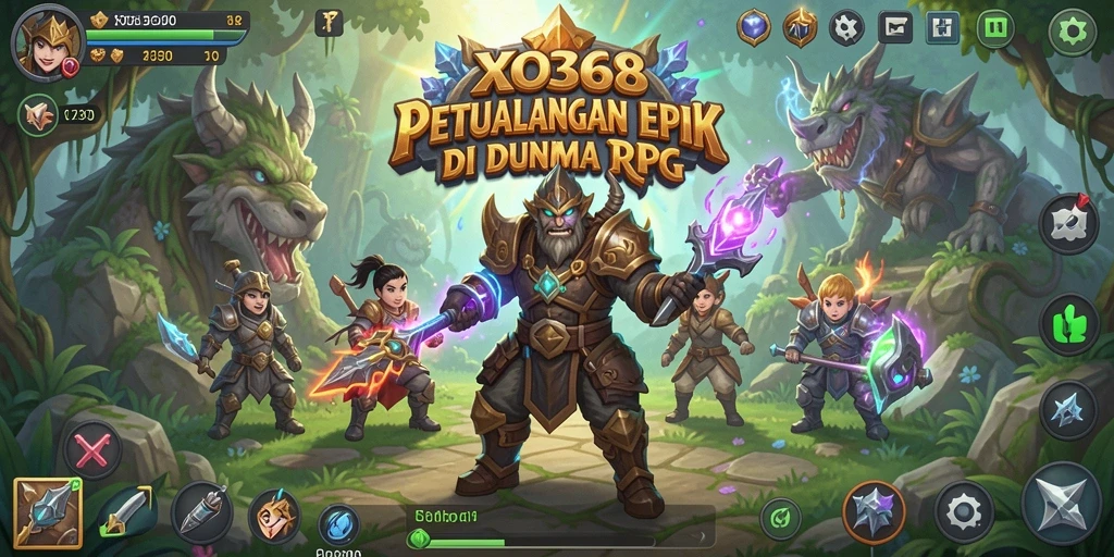 Screenshot menampilkan momen seru dari gameplay RPG XO368.
